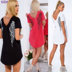 Melek Kanatlı V Yaka Salaş Tshirt Melek Kanatlı V Yaka Salaş Tshirt