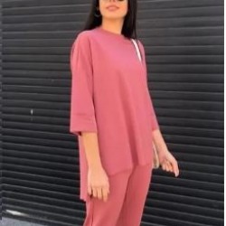 Asimetrik crep ikili takım PEMBE