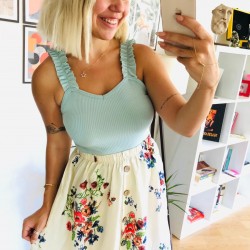 Fırfırlı Atlet - Crop Fırfırlı Atlet - Crop