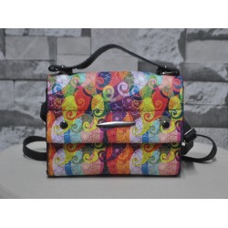 Rengarenk Desenli Omuz Çantası