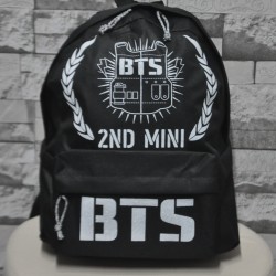 BTS Siyah Sırt Çantası