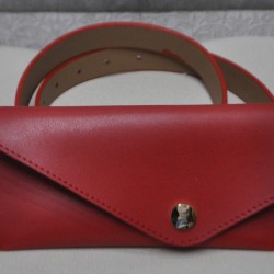 Kırmızı Bel Çantası 