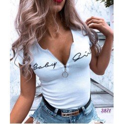 Baby Girl fermuarlı bluz