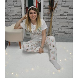 Kedi Desen Üçlü Set Takım