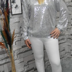 Pul Payet Kapşonlu Sweat