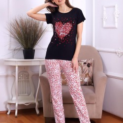 Kalp Desen İkili Takım Kalp Desen İkili Takım