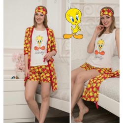 Tweety Dörtlü Sabahlık Takımı