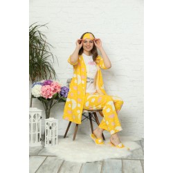 Ay Desenli Beşli Set Takım