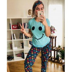 Emoji Desen Üçlü Takım Emoji Desen Üçlü Takım