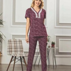 Dantel yaka pijama takımı Dantel yaka pijama takımı