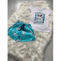 Tavşan Desenli İkili Takım Tavşan Desenli İkili Takım