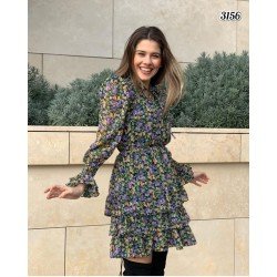 Eteği kat kat elbise