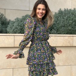 Eteği kat kat elbise Eteği kat kat elbise