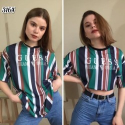 Guess Renk Geçişli Tshirt Guess Renk Geçişli Tshirt