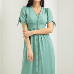 Full Düğmeli Ayrobin Elbise Full Düğmeli Ayrobin Elbise