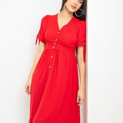 Full düğmeli ayrobin elbise Full düğmeli ayrobin elbise