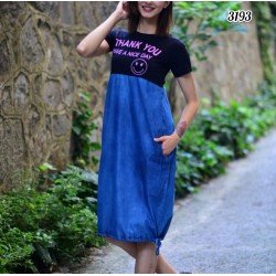 Cepli Salaş jean elbise Cepli Salaş jean elbise