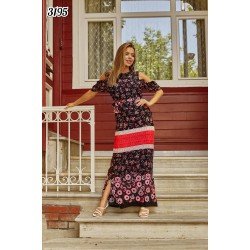 Etnik Desen viscon elbise