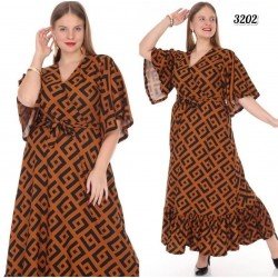 Kruvaze yaka midiboy elbise