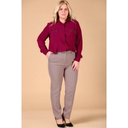 Atlas Kumaş Büyük Beden Pantolon 