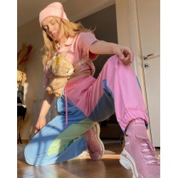 Karışık Renkli Eşofman Alt