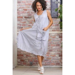 Kalın Askı Cepli Salaş Elbise Kalın Askı Cepli Salaş Elbise