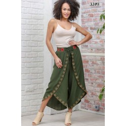 Nakış Detay Şalvar Pantolon Nakış Detay Şalvar Pantolon