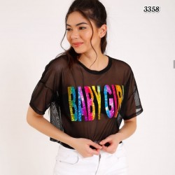 Baby Girl transparan bluz Baby Girl transparan bluz