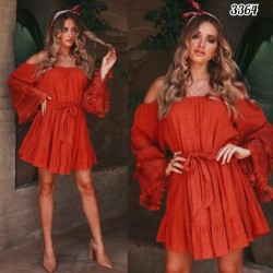 Madonna Yaka Krinkıl Elbise Madonna Yaka Krinkıl Elbise