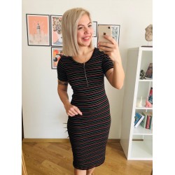 çizgili spor elbise