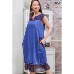 Salaş Etnik Desen Elbise