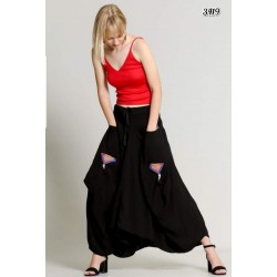 Nakış Detay Şalvar Pantolon