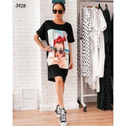 Summer Baskı Tunik Elbise