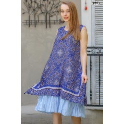 Mozaik Desenli Salaş Elbise Mozaik Desenli Salaş Elbise