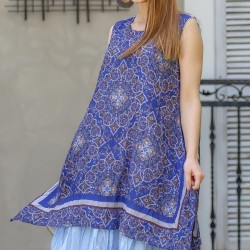 Mozaik Desenli Salaş Elbise Mozaik Desenli Salaş Elbise