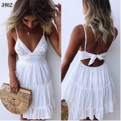 Güpür Dantel Detay Elbise Güpür Dantel Detay Elbise