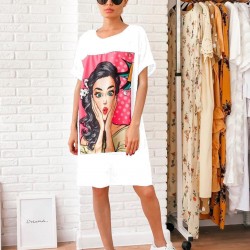 Rita Dijital Baskı Tunik Elbise Rita Dijital Baskı Tunik Elbise