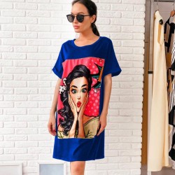 Rita Dijital Baskı Tunik Elbise Rita Dijital Baskı Tunik Elbise