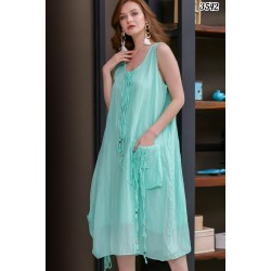 Boncuk Askılı Salaş Elbise 