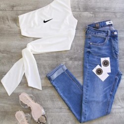 Nke Bağlamalı Bluz