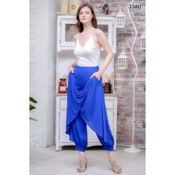 Düğme Detay Şalvar Pantolon