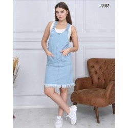 Eteği Püskül Jean Salopet