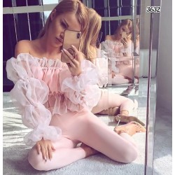 Madonna tül tasarım bluz