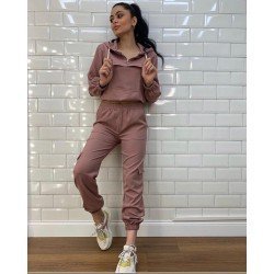 Kargo Cep Kapşonlu Eşofman Takımı