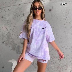 Nke Pastel Şortlu Takım