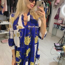 Megan Yaka Detay Mini Elbise