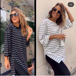 Double Kol Yırtmaçlı Tshirt Double Kol Yırtmaçlı Tshirt
