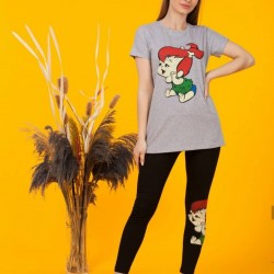 Çakıl desen taytlı takım