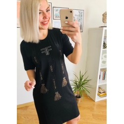 Fendi Püskül Payetli Elbise