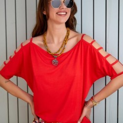 Kol Yırtmaçlı Tasarım Bluz Kol Yırtmaçlı Tasarım Bluz